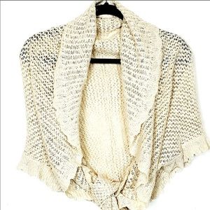 Anthropologie Angel of North Shaw Shrug